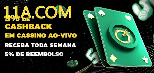 Promoções do cassino ao Vivo 11A.COM